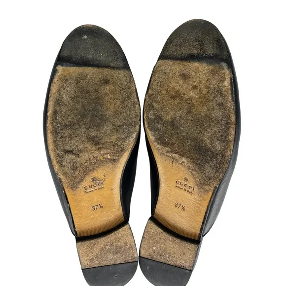 Gucci Princetown black leather bit loafer mules that fit like a 7 - Picture 9 of 9